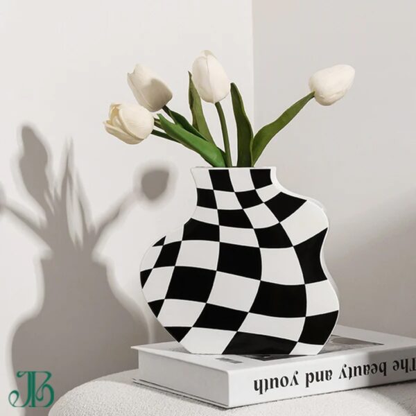 Medieval Checkerboard Vase - Image 3