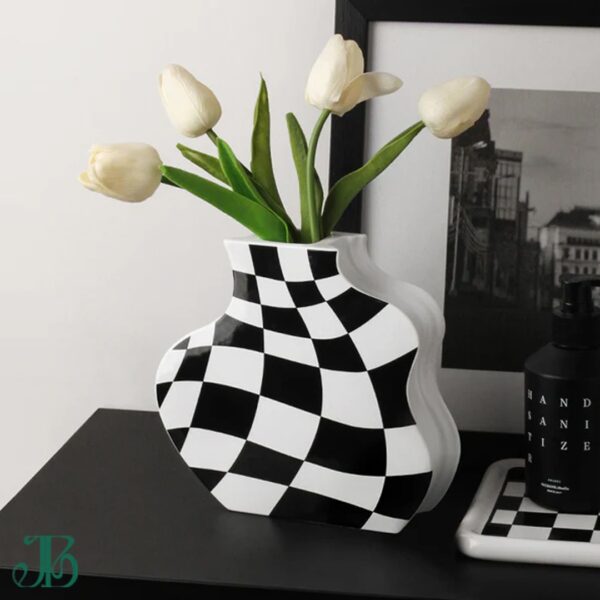 Medieval Checkerboard Vase - Image 7