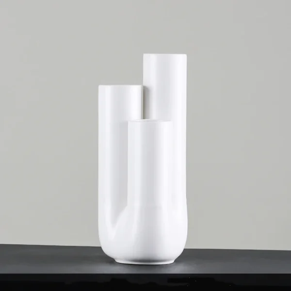 Triple Stem Abstract Vase - Image 2