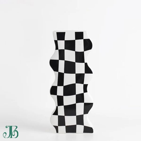 Medieval Checkerboard Vase - Image 8