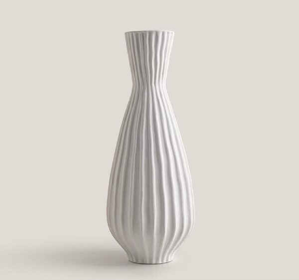 Retro Striped Flower Vase - Image 5